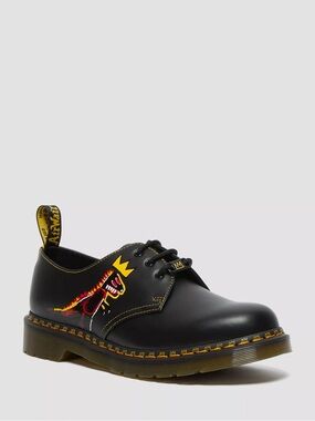 DR MARTENS X JEAN MICHEL BASQUIAT 1461 LEATHER OXFORD SHOES 5